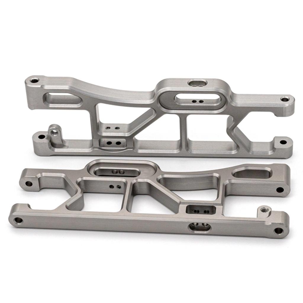 2Pcs Remote Control Front Upper Suspension Arm Aluminum Alloy Replacement for Corally Kronos 6S 1Celsius8 Remote Control Car Model  Body Parts
