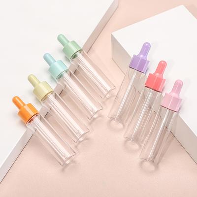 7 Stück Tragbares Nachfüllbares Mini-Tropfflaschen-Set 1/2/3/5 ml Leere Macaron-Farbe Glas Ätherisches Öl Fläschchen Wiederverwendbarer Behälter DIY