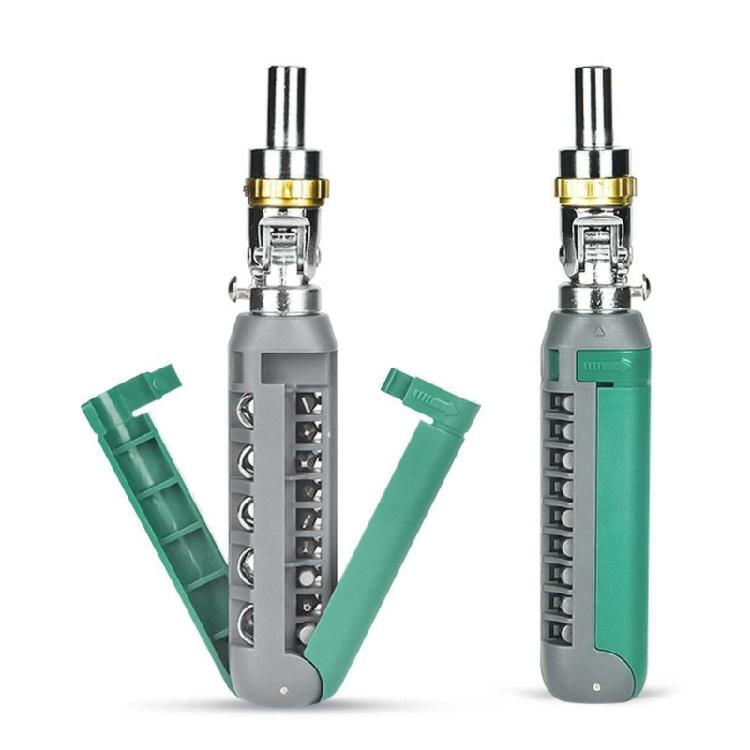 14 In 1 Magnetic Ratcheting Screwdriver Set for Furniture Assembly Home