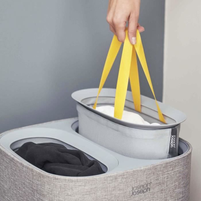 Laundry Baskets - Joseph Joseph - Tota™ - 60l + 35l - Grey - Foldable and Easy To Empty