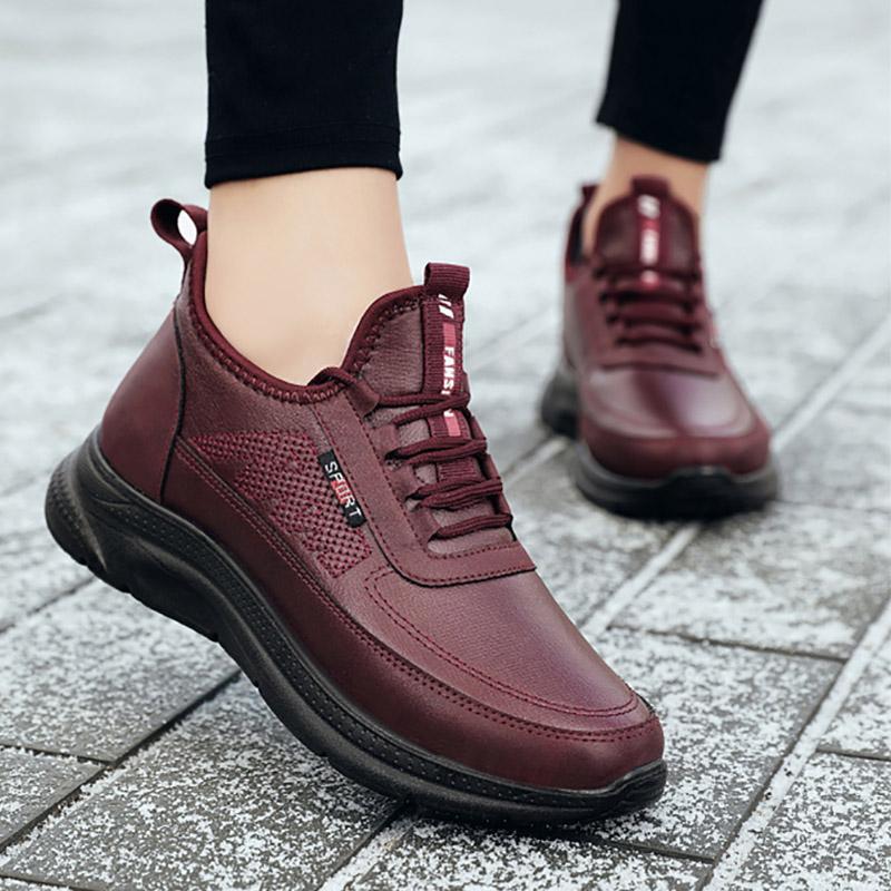 Зимние теплые мужские ботинки из искусственной кожи — фото 7