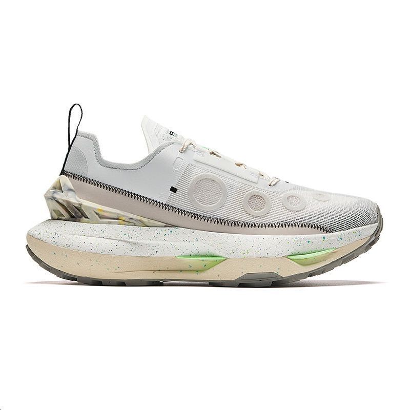 Anta Rain Swallow Comfortable Casual Shock Absorbing Wear Resistant Low Top Running Shoes Men sneaker White 112416609A-1
