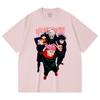 230 Gsm 100% Cotton Jujutsu Kaisen V12 Jujutsu High Print Unisex Heavy Cotton T Shirt