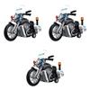 Patrol Car Inertial Motorcycle Police Car Model Toy With Sound And Light For Kids