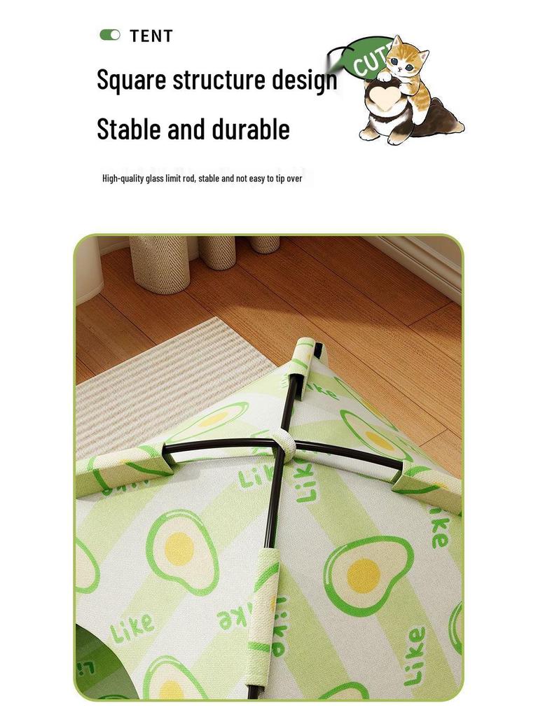 All-Season Washable Pet Tent: Enclosed Shelter for Dogs and Stray Cats