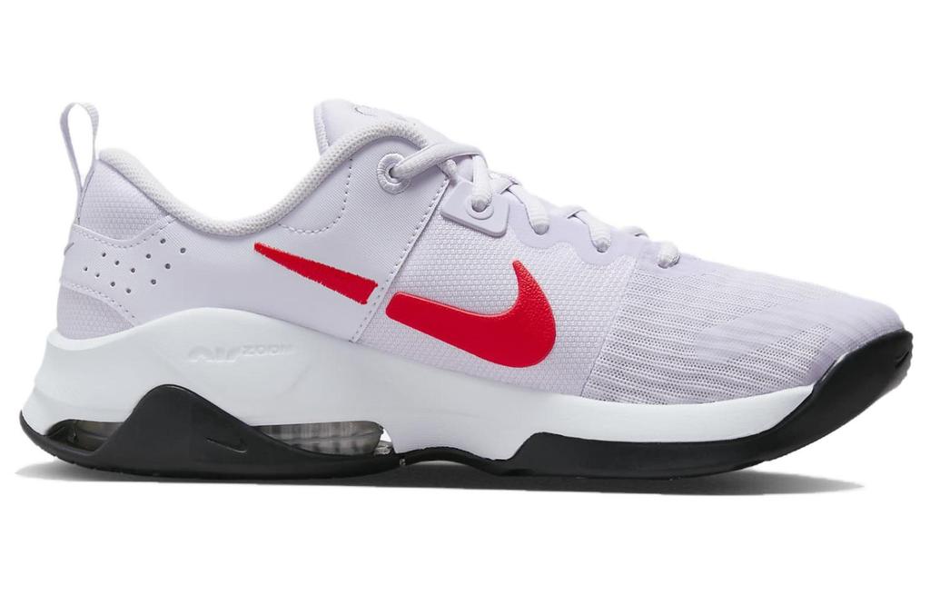 Nike Scarpe da Allenamento Basse Zoom Bella 6 Ammortizzate Resistenti all'Usura Donna Bianco Rosso DR5720-502