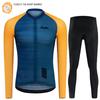 Winter Thermal Fleece Man's Long Sleeves Warm Cycling Jersey Set Windproof Warm MTB Road Bike Sportswear 2026 Winter Fleece Warm Cycling Suit Set