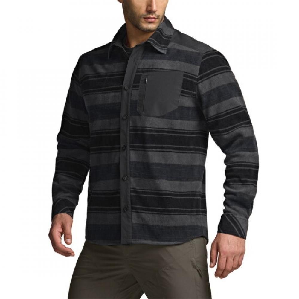 Cqr Men S Autumn Fleece Lined Shirt Jacket Multi Pocket Cq hoS217