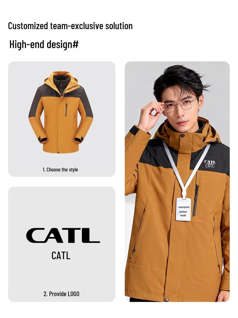 Men's Custom Logo Camouflage Workwear Jacket - Autumn/Winter