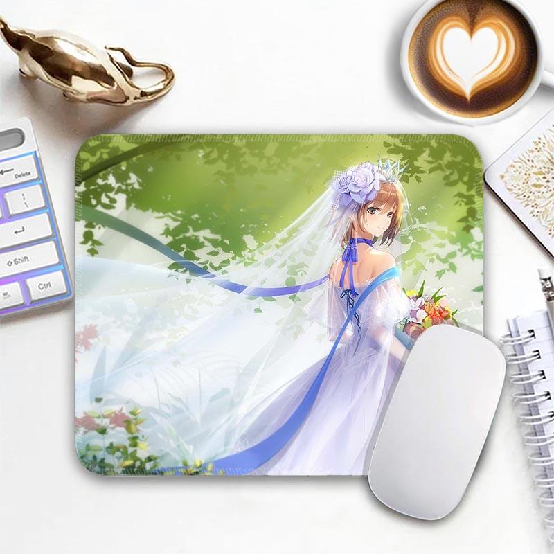 Misaka Mikoto Anime Standard Mouse Pad A C_Certain Magical I_Index Small Mousepad Gaming MousePads PC Non-Slip Travel Mousemat