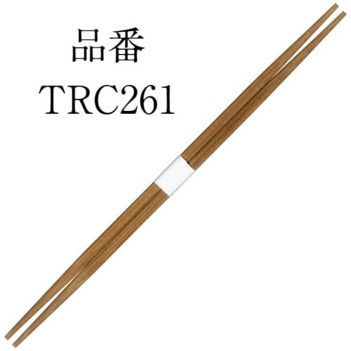 Kyushu Paper Co., Ltd. 26cm Bamboo Chopsticks, Ranchu (Egg) Design, Carbonized with Obi Wrap, 100 Pairs, Disposable, for Commercial Use, Hotels, Inns,