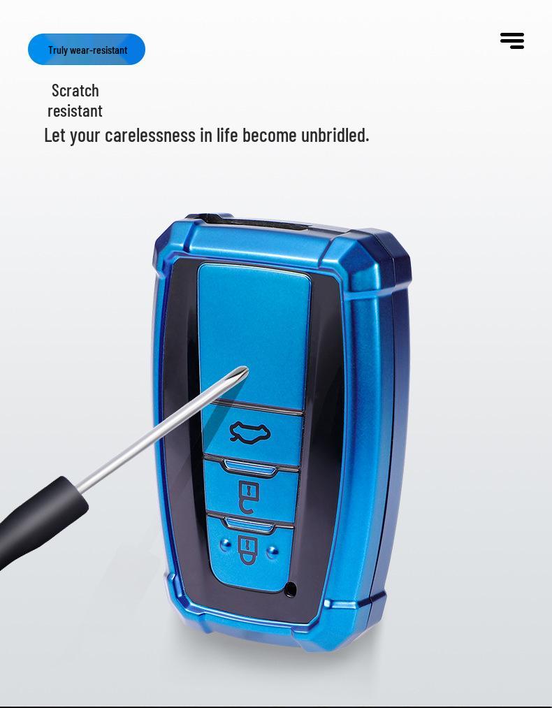 Toyota Key Case Cover for Highlander, Corolla, Crown, Prado, Camry, and Levin - Unisex