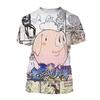 Summer Hot Sale Anime Creative 3D Printed Boys' Cool and Fashionable T-Shirt