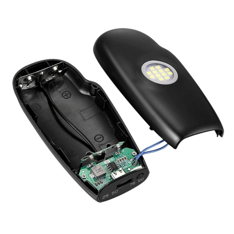 

Durability Plastic 2slot 18650 Battery Holder Shell Detachable Case No Welding Easy Assembly Built in Safety Mechanism