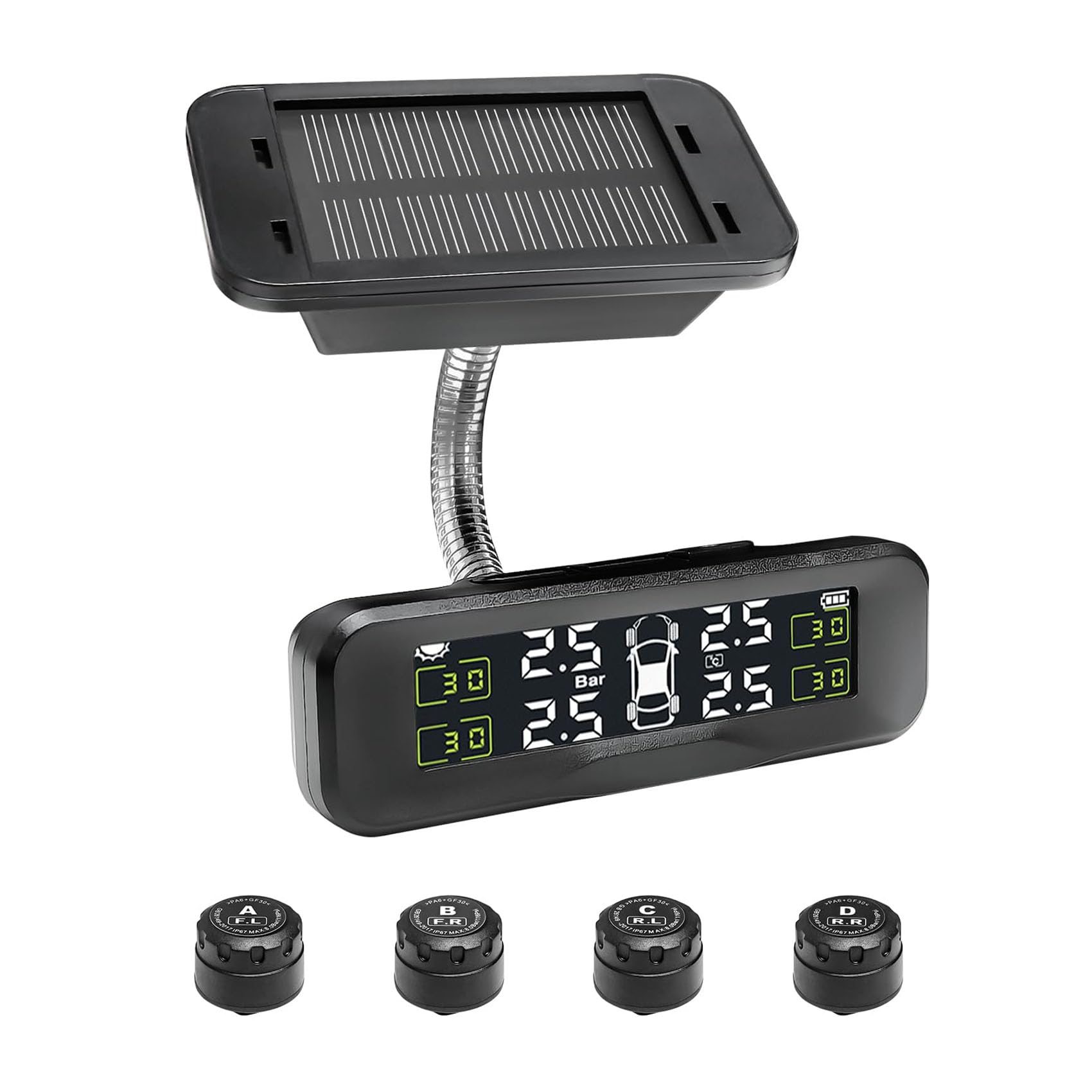 Датчик давления в шинах Rednut, Датчик давления воздуха, Автомобиль, Реальный мониторинг давления воздуха, Давление воздуха,