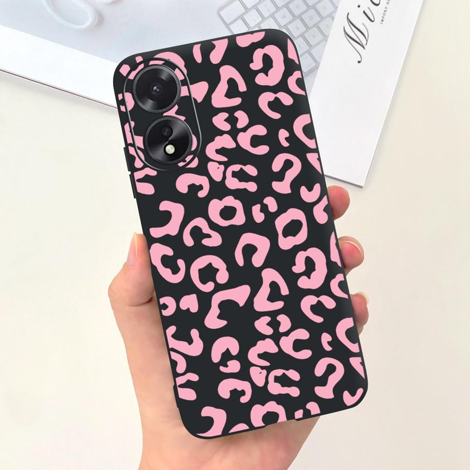 For Oppo A78 4G CPH2565 Cover Cute Astrinaut Black Cat Flower Liquid Silicone Phone Case For OPPO A78 5G Oppo A38 CPH2579 Bumper