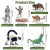 TOYMANY Madagascar Animal Figures, 12-Piece Hand-Painted Educational Set