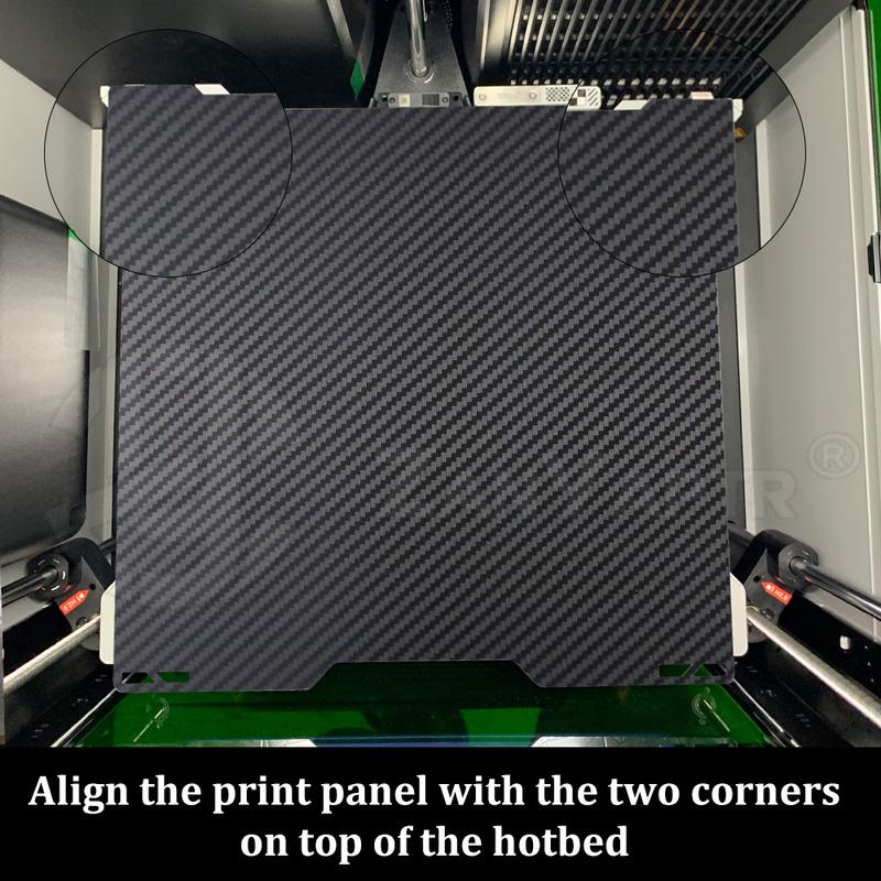 For Bambu Lab H2C PEO PET PEY PEI Build Plate 335x325mm Double Side Textured Sheet Smooth Heated Bed for 3D Printer Parts