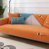 Cats Prints Sofa Cushion Mat  Anti-slip Washable Solid Color Sofa Slipcovers for Living Room All Inclusive Couch Towel Protector
