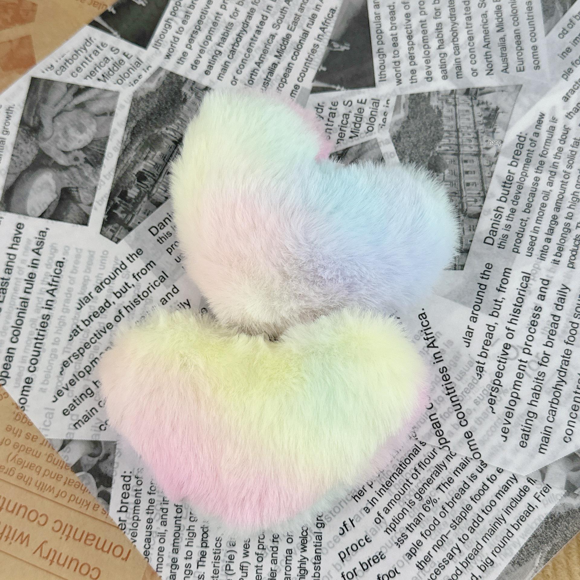 

Heart-Shaped Washable Plush Ornament Toys Approx. 6 cm High