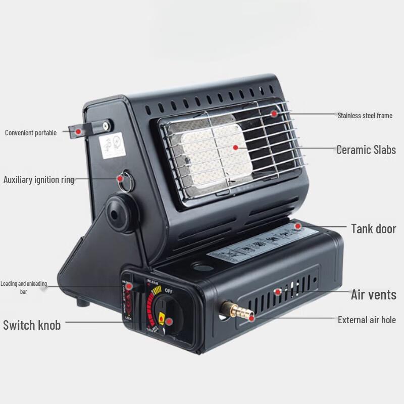 Beifu Outdoor Portable Gas Camping Heater & Kettle Stove