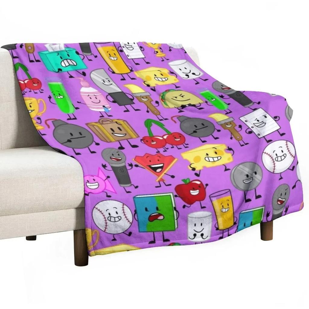 Inanimate Insanity Throw Blanket Sofa Quilt Luxury Throw Shaggy Luxury Brand Vintage Manga Blankets