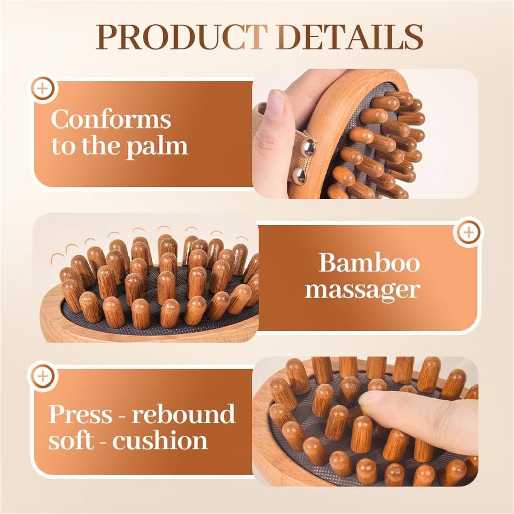 Pressure Brush, Handheld Massager Body Brush, Body Scalp Point Massage Tool, Gua Sha Comb For Body Shaping Muscle Pain Relief