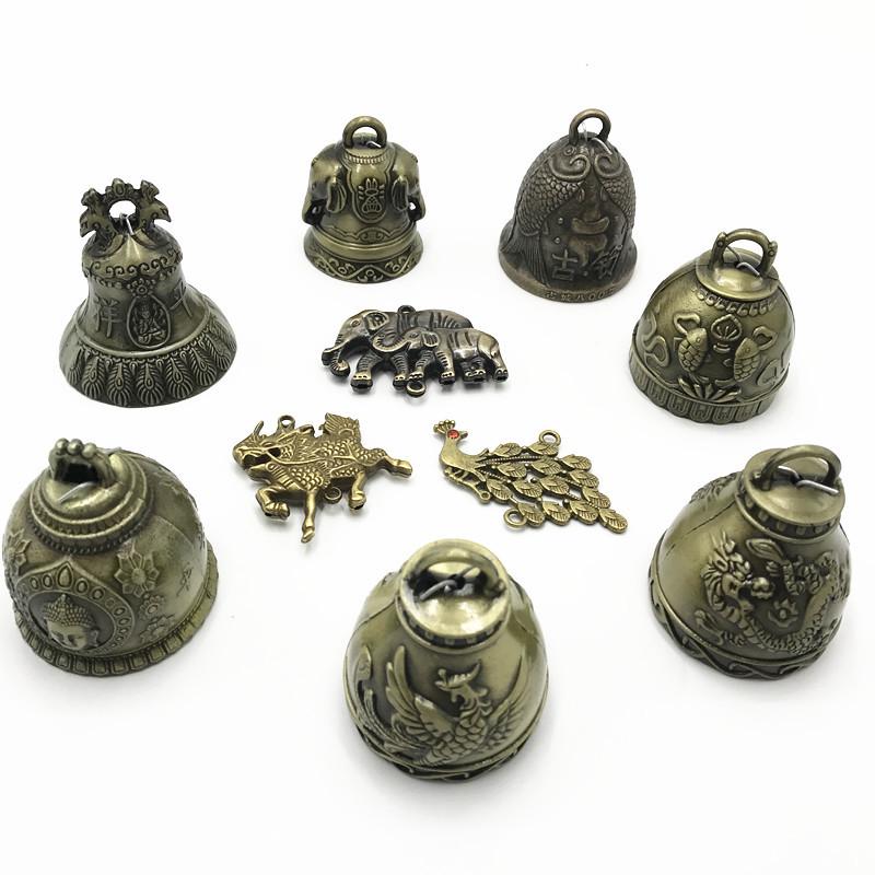 Vintage Dragon Bell Wind Chime: Antique Alloy Pendant, Crisp & Loud Sound