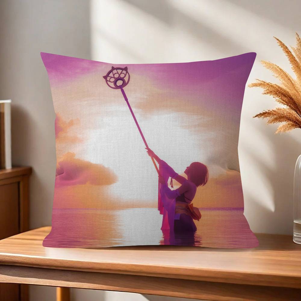 Decorative Room Aesthetics Pillow Case Home Decor Bedroom Sofa Bed Couch Pillow Cover x Game FFinal FFantasy X