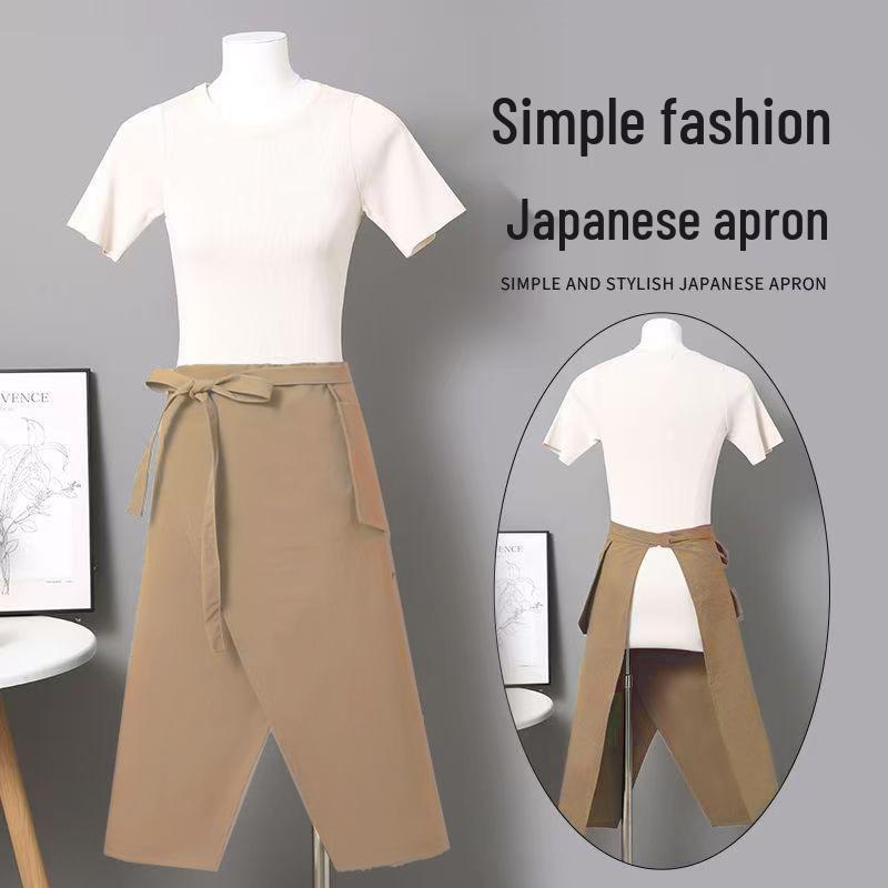 Custom Logo Catering & Kitchen Apron - Full or Half Body, Splash-Proof, Japanese Style