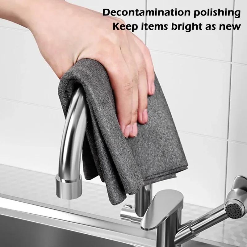Magic 15pcs Cleaning Cloths Reusable Microfiber Washing Rags Window Mirror Wipe Towels Rag Household Kitchen Clean Tools