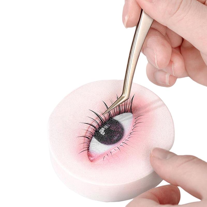 Eyelash Extension Training False Eyelash Display Board Eyelash Display Tray Fake Lashes Holder Eyelash Maker Model Teacher Teach