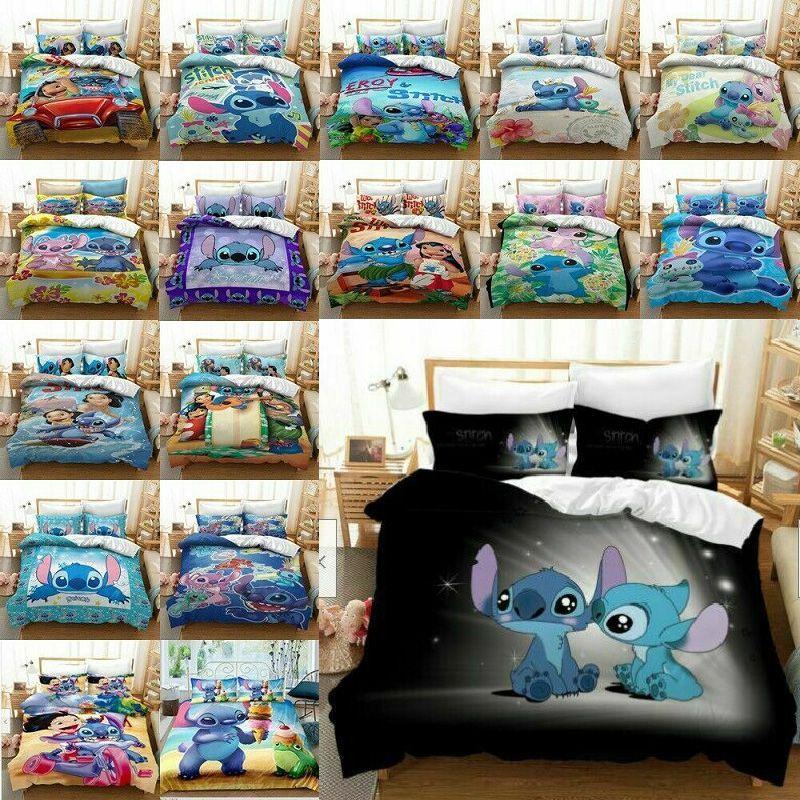 Cozy Lilo Stitch Bedding Set With Stylish Duvet Cover And Pillowcase Design