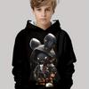 Children's Funny Series 3D Digital Print Boy Hip-hop Personality Hooded Sweatshirt