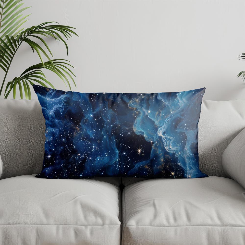 Home Decor Cosmic Night Starry Pillowcase Suitable For Sofa Bedroom Car Pillow Cover Cushion Rectangular Back Cushion