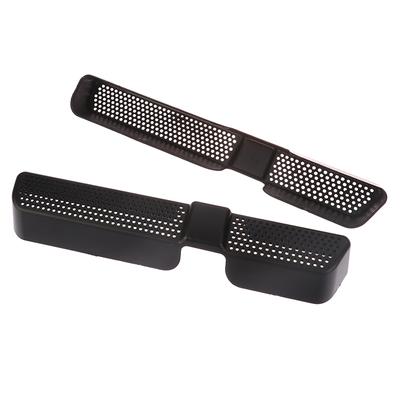 2Pcs Auto Unter Vordersitz Hinten Fußraum Luftkanal Outlet Vent Grille Abdeckung
