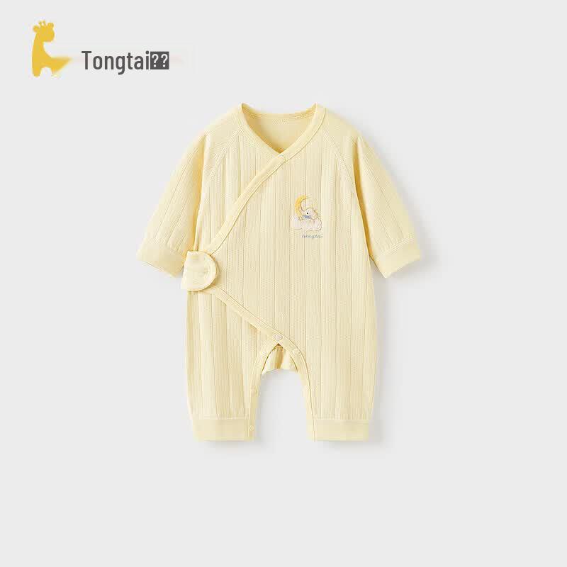 TONGTAI Pure Cotton Newborn Monk-Style Baby Romper