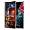 Strong Whiskey With Cigarettes Capa Phone Case For Samsung S26 Ultra S25 Edge Galaxy S23 S21 S20 S24 FE S22 S10 Plus Cover Clear