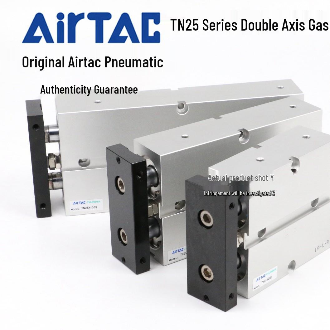 

Пневмоциліндр AirTAC TN25 з двома штоками (Хід 5-45 мм) 10mm stroke