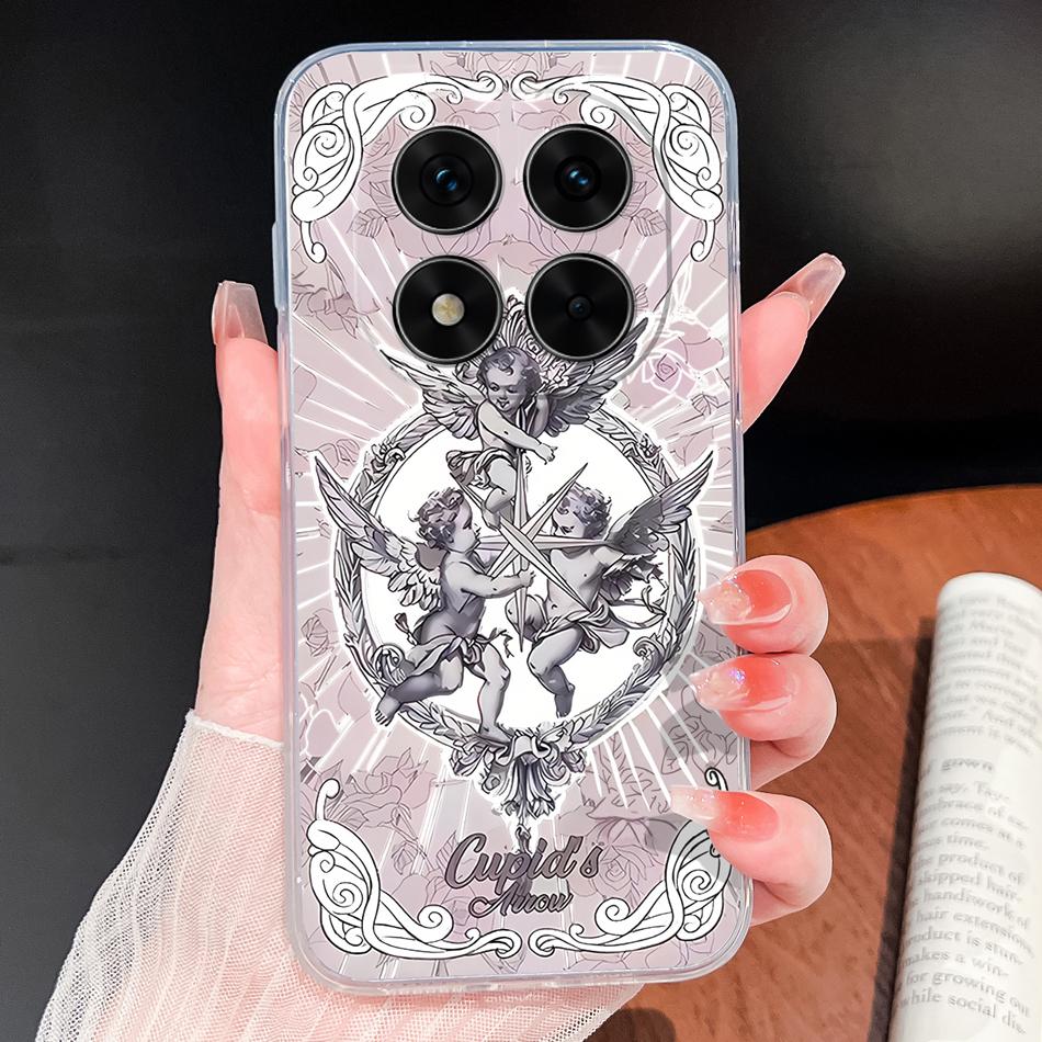 

For Xiaomi Poco X7 Pro Phone Case Pretty Butterfly Patterns Soft Slim TPU Clear Silicone Bumper For Poco X 7 Lightweight Funda Poco x7 pro