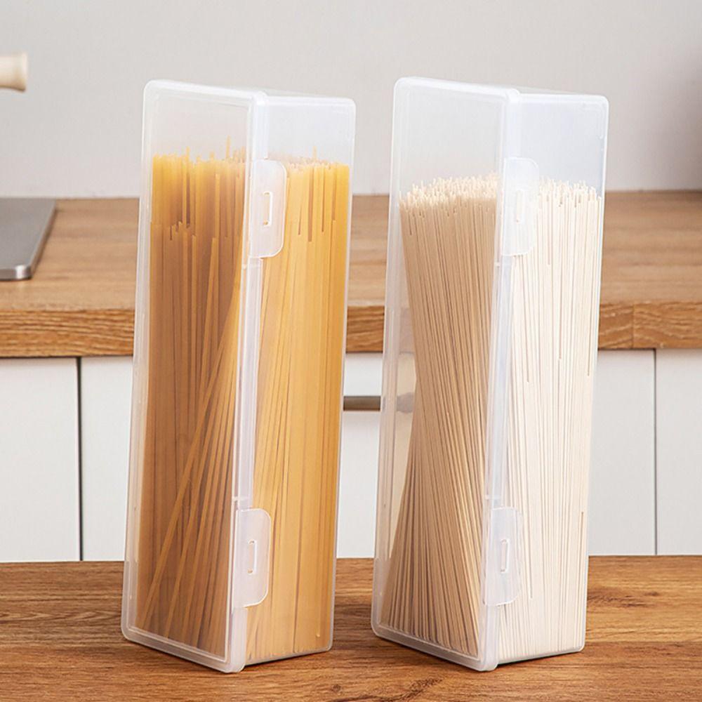 Large Capacity Noodle Storage Box Flip Cover Food Preservation Box  Pefrigerator