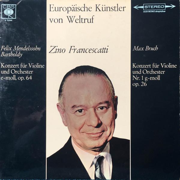 LP Record ZINO FRANCESCASTTI, GEORGE SZELL, C - Konzert Fur Violine Und Orchester E S72044 CBS Japan Classical Used