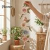 DIY Závěsná dekorace Zahradní kaskáda Háčkovací sada, Téma Motýl/Halloween/Květina/Včela/Pták/Pes, Kompletní balíček materiálů Ručně vyráběný nástěnný přívěsek pro