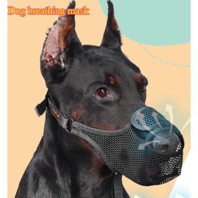 Popular Dog Mouth Cover Anti Eating Muzzle Mesh Breathable Dog Mask Safety Anti Strangling Dog Mouth