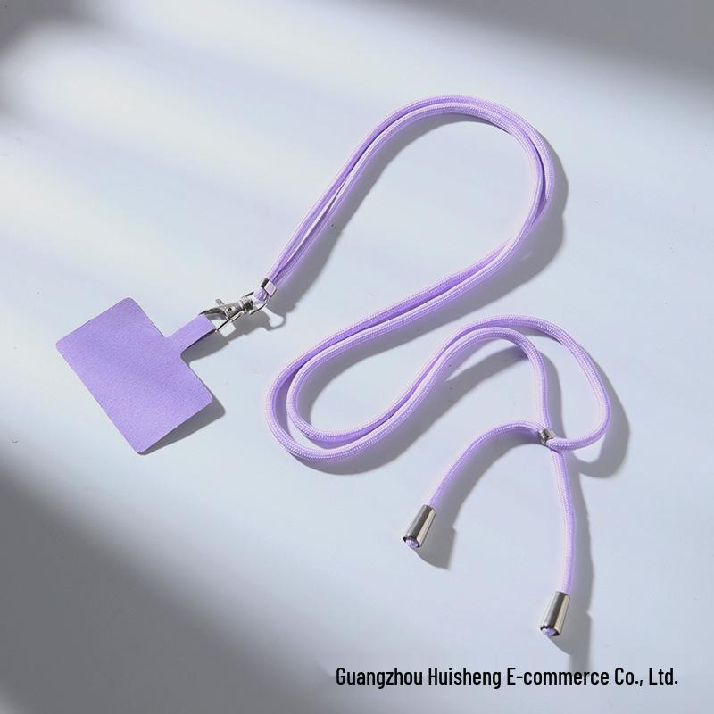 Mobile Phone Lanyard Neck/Crossbody/Wrist Strap with Clip and ID Holder - Anti-Lost Woven Design