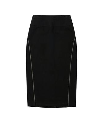 Wellbeing Express Embroidered Long Skirt Black