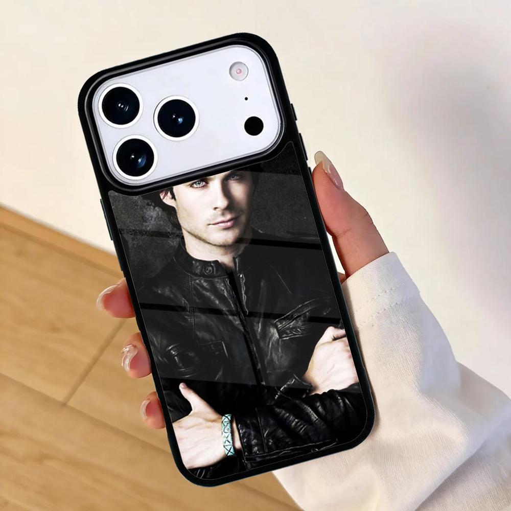 Vampire Diaries Ian Somerhalder Phone Case For Apple iPhone 17 Air 16 Pro Max 15 Pro Max 14 13 12 11 Mini Back Cover