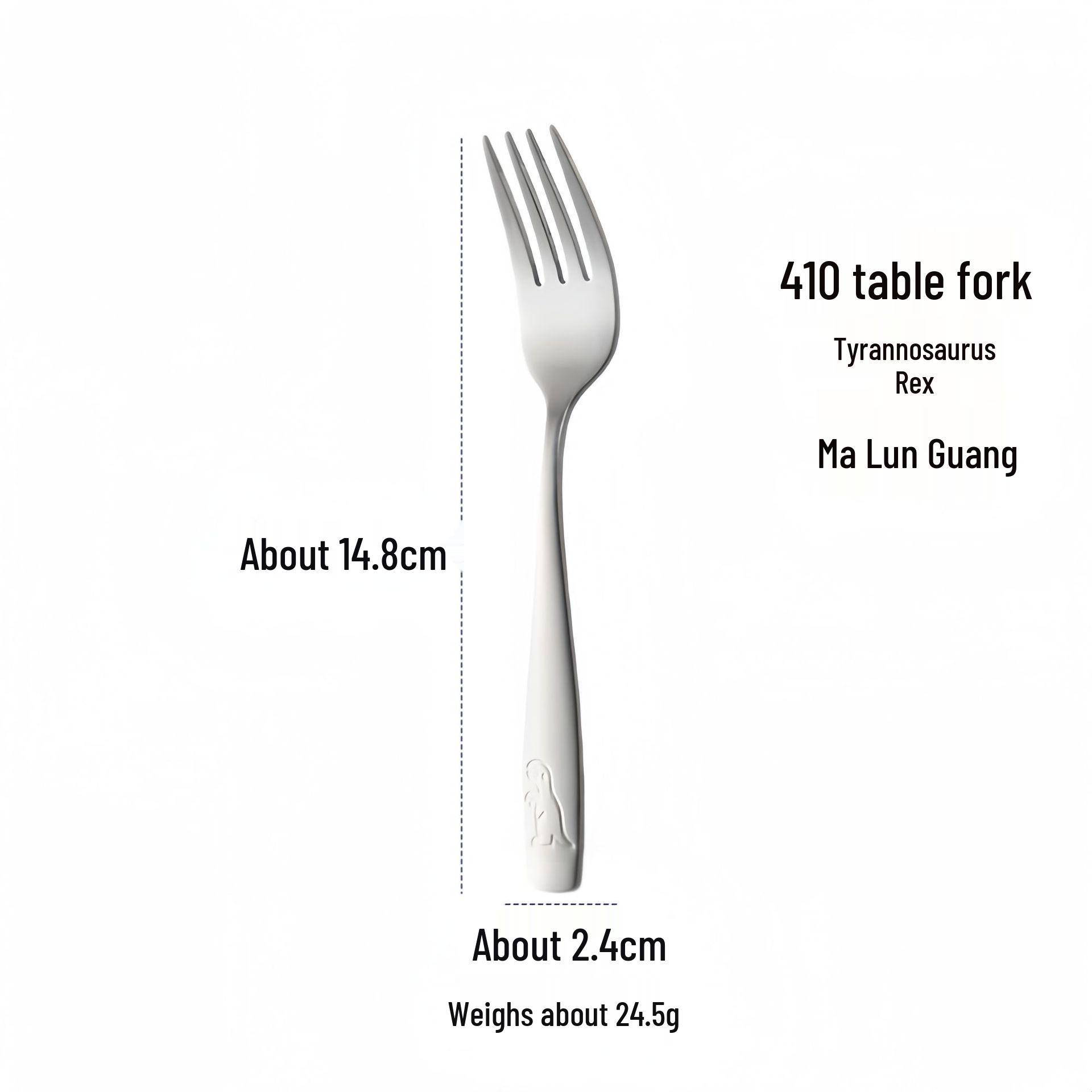 

Детский набор столовых приборов из нержавеющей стали 304 с динозаврами: Нож, Вилка, Ложка.