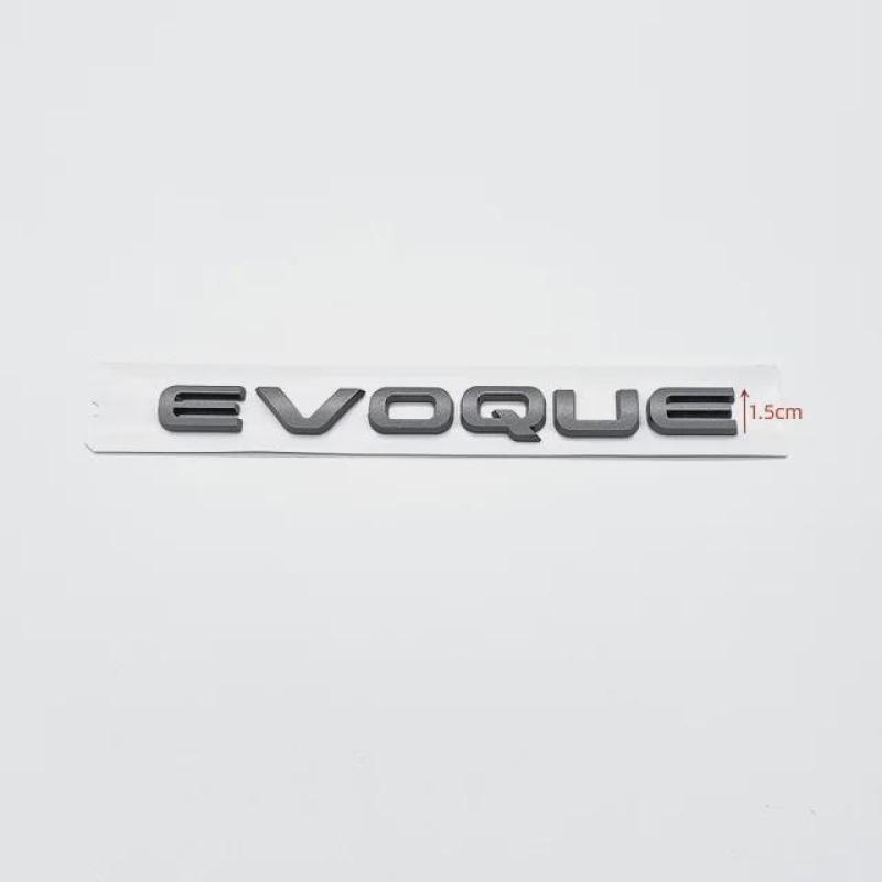 

3D ABS буквы EVOQUE наклейка на автомобиль задний багажник наклейка эмблема сзади автомобиля наклейка для R-ANGE RO-VER P250 P300 аксессуары для стайлинга grey матовый черный