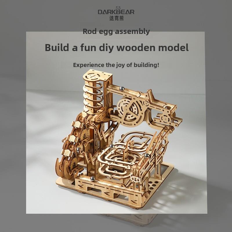 Mechanical 3d Puzzle Diy Toy With High Difficulty For Adults And Track Ball Game